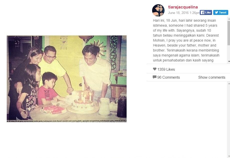 Luahan Tiara Jacquelina Sempena Hari Lahir Hani Mohsin Buat Netizen Tersentuh